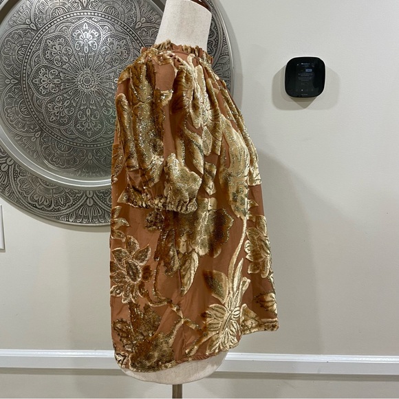 Ulla Johnson Paola top in rose gold - Size 2 - Picture 3 of 7